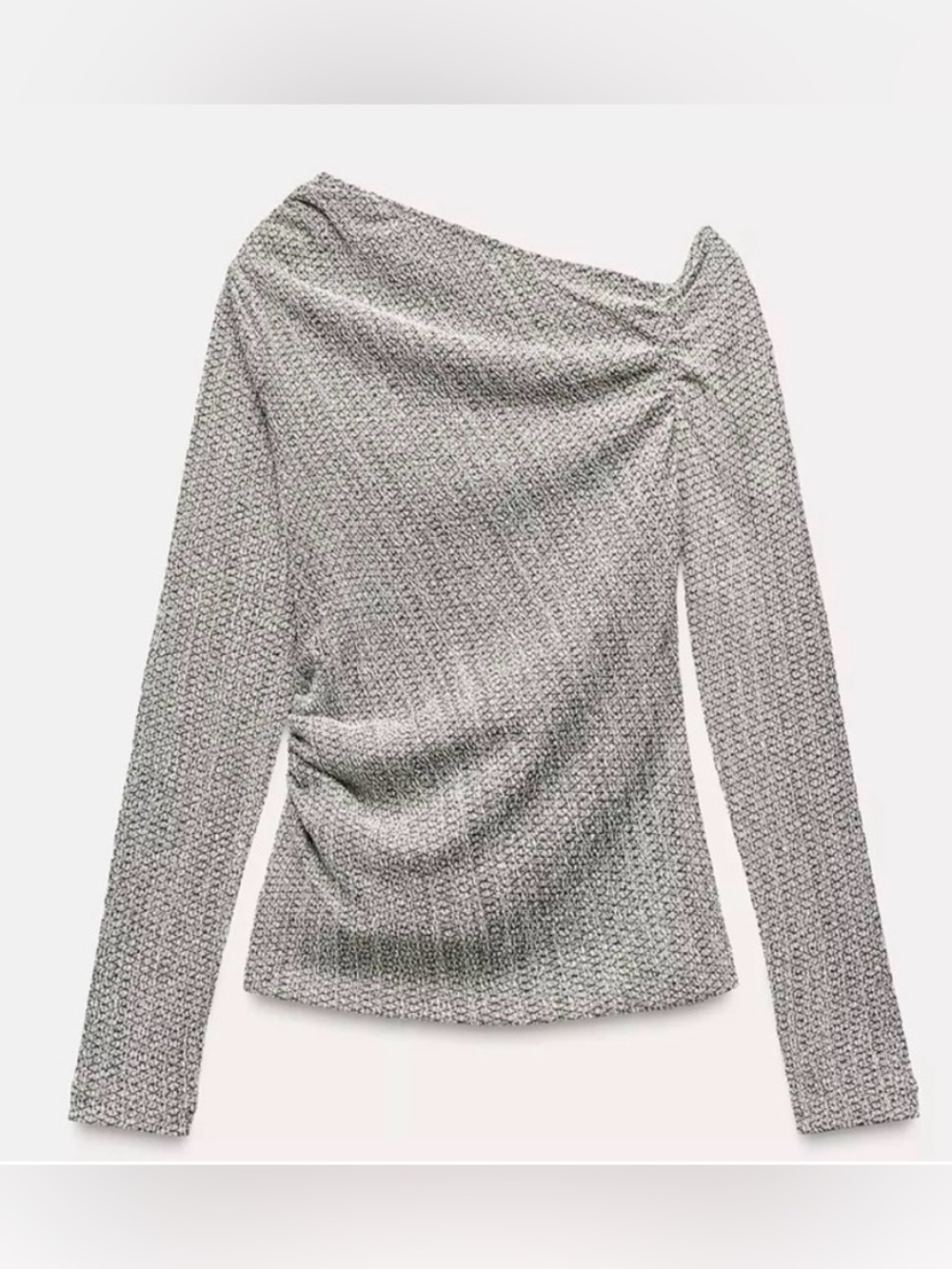 Zara Textured Asymmetric Top